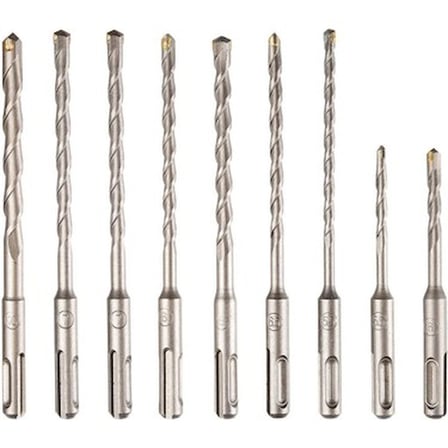 17 Parça Tungsten Karbür Beton Kırıcı Matkap Seti ile Yüksek Performans