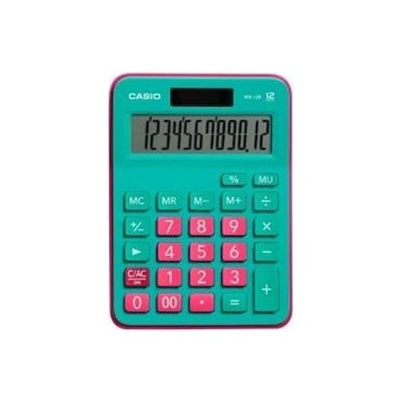 Casio MX-12B-GNRD Yeşil+Pembe 12 Hane Masa Üstü Hesap