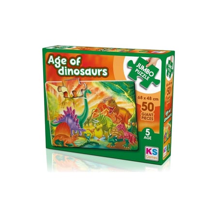 KS Games The Age Of Dinosaurs 50 Parça Jumbo Boy
