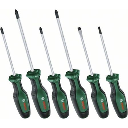 6 Parça Tornavida Seti ile Güçlü Tork ve Ergonomik Tasarım