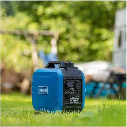 Scheppach SG2500İ 2 Kw İpli Çalıştırma Benzinli Jeneratör Düşük Yakıt Tüketimi ile