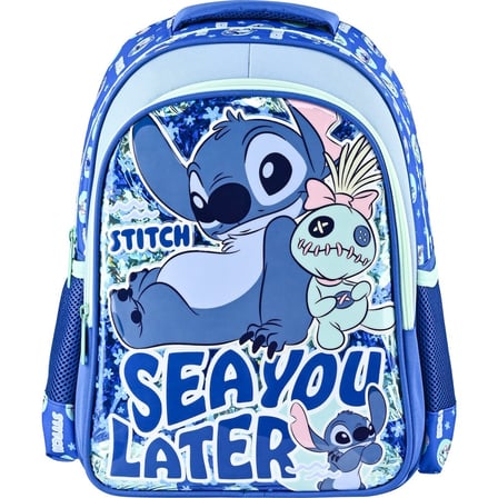 Plastik İlkokul Çantası, Stitch Temalı Eğlenceli Tasarım