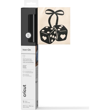 Cricut 2011788 Kadife Dokulu Iron On 30.5 cmX48.3 cm