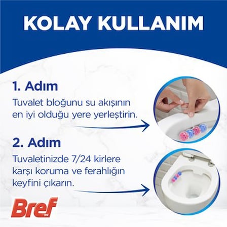 Koku ve Temizlik Özellikleri ile İki Adet Tuvalet Bloğu