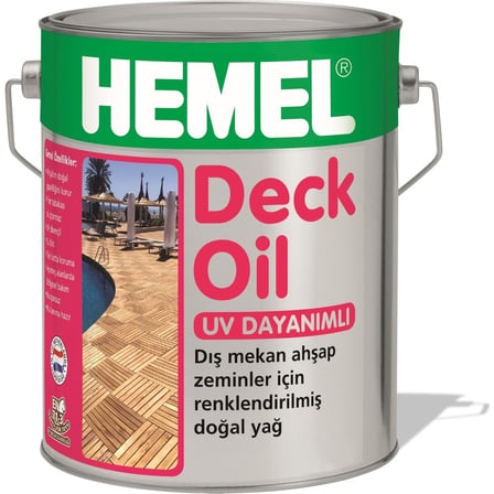 2,5 Lt Dış Mekan Ahşap Zeminler için Doğal Yağlı Ürün