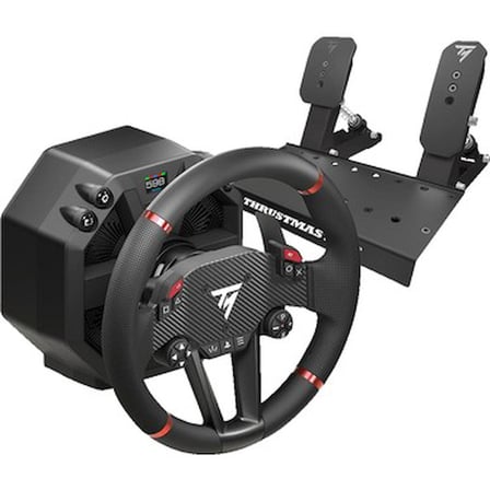 Bluetooth Bağlantılı Siyah Yarış Direksiyonu ile Yarış Keyfi