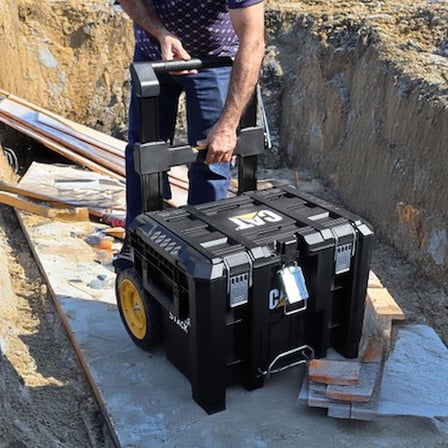 60 Litre Tekerlekli Kilitli Takım Kutusu ile Taşıma Kolaylığı