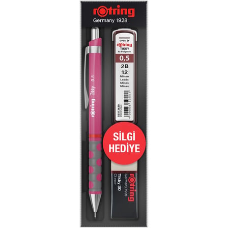 Tikky Versatil Kalem Seti, 0.5 mm Ahududu Renk