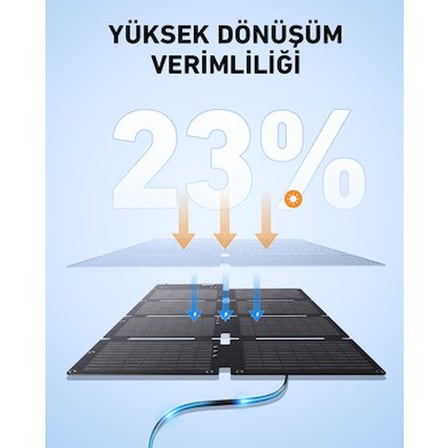 60W Taşınabilir Güneş Paneli, Kamp ve Acil Durum Kullanımı için Uygun