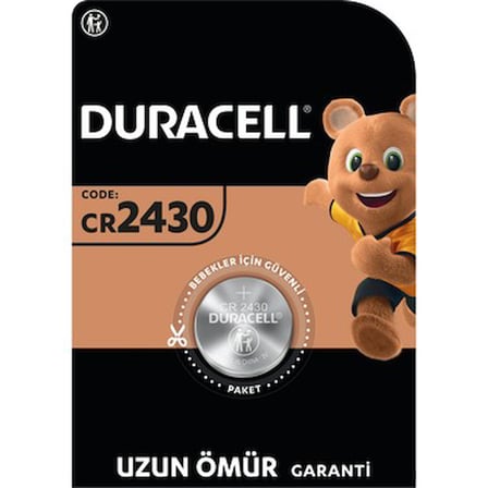 1'li Paket Lityum Düğme Pil, Güçlü Performans