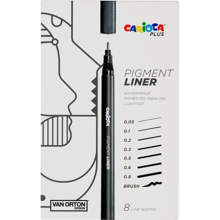 8'li Pigment Çizim Seti, Yüksek Kalite ve Farklı Renkler