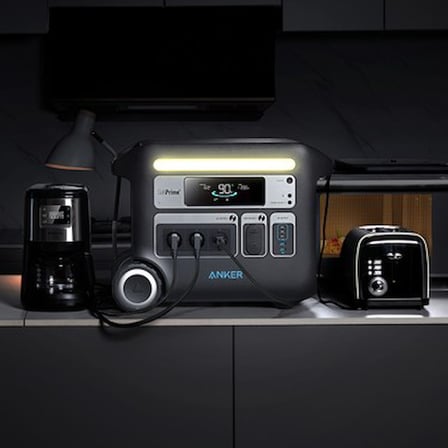 Anker SOLIX 767 PowerHouse 2400W GanPrime Taşınabilir Güç Kaynağı 2048Wh 2400W Ev Karavan ve Dış