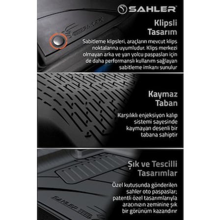 2009-2016 Mercedes E Serisi W212 İçin 4.5D Premium Havuzlu Oto Paspas