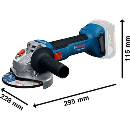 Bosch GWS 18V-8 AKÜLÜ TAŞLAMA MAKİNASI 1X4.0 Ah
