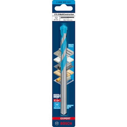 Multiconstruction Delme Ucu 12 mm x 90 mm x 150 mm Uzun Süreli