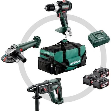 Metabo 685212000 Combo 3.1 Sb 18 Lt Bl Kömürsüz Akülü Darbeli Matkap + Kh 18 Ltx 24 Akülü Kırıcı