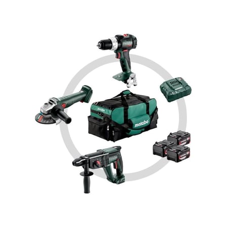 Metabo 685212000 Combo 3.1 Sb 18 Lt Bl Kömürsüz Akülü Darbeli Matkap + Kh 18 Ltx 24 Akülü Kırıcı