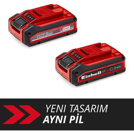 18 V 3.0 Ah Akü ile Multi Ah Power X-Change Uygun Kullanım