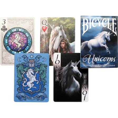 Unicorn Temalı Premium Koleksiyon Oyun Kartı