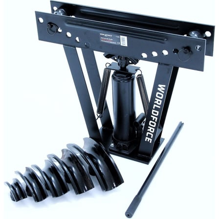 12 Ton Kapasiteli Hidrolik Boru Bükme Aleti, 1/2" - 2" Dikey Borular İçin