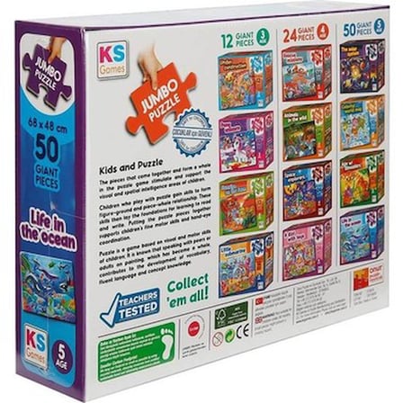 KS Games Life In The Ocean Jumbo Puzzle 50