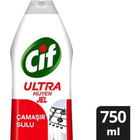 750 ml Ultra Hijyenik Jel Yüzey Temizleyici ile Derin Temizlik
