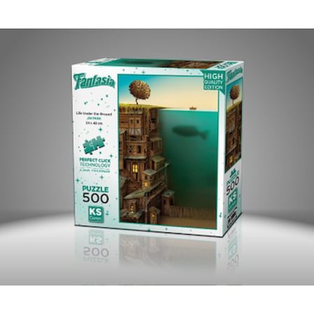 500 Parçalı Yer Altı Yaşamı Temalı Zeka Oyunu