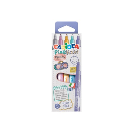 Carioca Fineliner 5'li