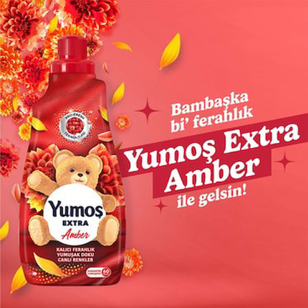 Amber Kokulu 1440 ml Konsantre Çamaşır Yumuşatıcısı