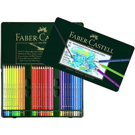 60 Renkli Aquarell Boya Kalemi Seti, Kaliteli Doğal Pigmentler