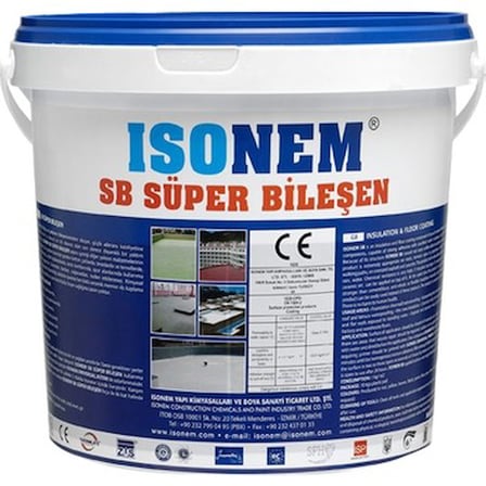 Gri UV Dayanımlı Su Yalıtımı 5 Kg Güçlü Aderans