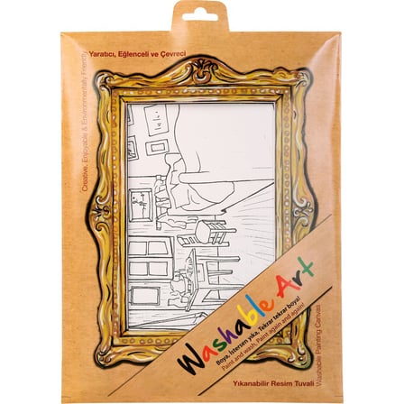 Yıkanabilir Sanat Tuvali Vincent Van Gogh Temalı Çocuklar İçin