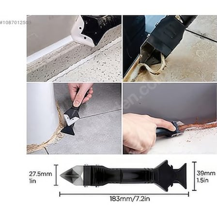 Fayans Derz Dolgu Kazıyıcı - 3'ü 1 Arada Pratik Araç