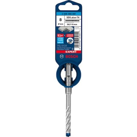 Kırıcı Delici Delme Ucu 8 mm x 50 mm x 115 mm Uzun Süreli Kullanım