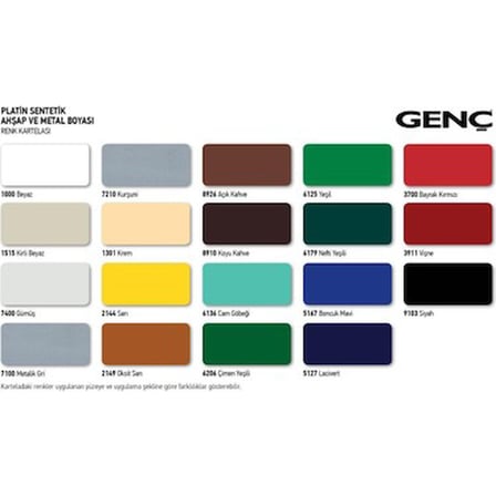 Sentetik Parlak Ahşap Metal Boyası 2.5 Lt Vişne Renk