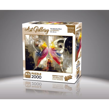 2000 Parçalı Kelebek Etkisi Temalı Yapboz
