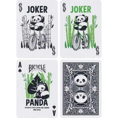 Panda Temalı Eğlenceli Oyun Kartı Seti