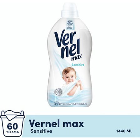 1.44L Konsantre Çamaşır Yumuşatıcısı 60 Yıkama
