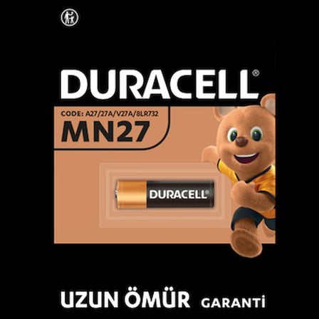 Özel Alkalin Pil, 12V, 1'li Paket, Uzun Süreli