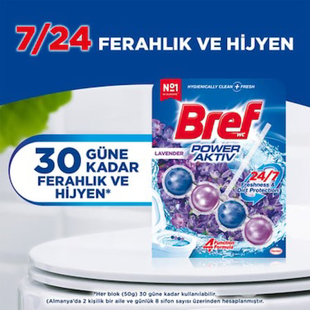 Lavanta Kokulu Katı Tuvalet Bloğu 2'li Temizlik ve Ferahlık