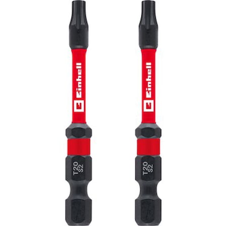Orijinal Einhell Çift Torsiyonlu Darbeli Bit Seti, 2 Parça, 60 mm, T20 (S2 Çelik, Yüksek