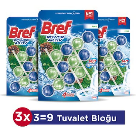 Wc Blok Trio Çam Kokulu Etkili Temizlik Ürünü