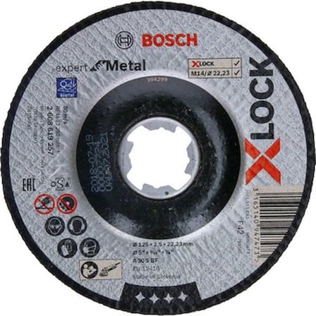 125*2,5 mm Bombeli Metal Kesme Diski, Yüksek Performans