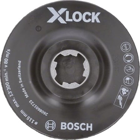 Merkez Delikli Taban 115 mm, X-Lock Uyumlu