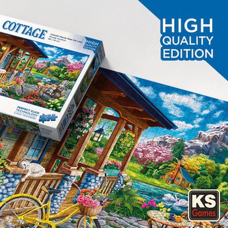 KS Games Colorful House Near The Lake 500 Parça