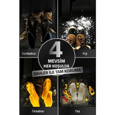Opel Combo E Van 2'li 2019+ Uyumlu 4.5D Havuzlu Paspas