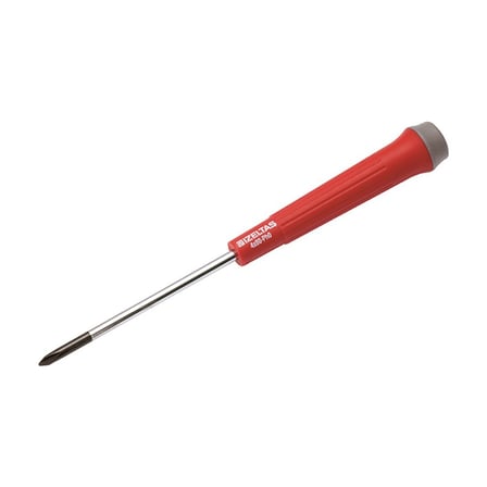 4x80 mm elektronikçi yıldız uçlu klemens tornavida, dayanıklı yapı