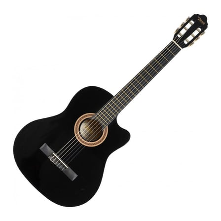 Siyah Cutaway Klasik Gitar ile Müzik Deneyiminizi Geliştirin
