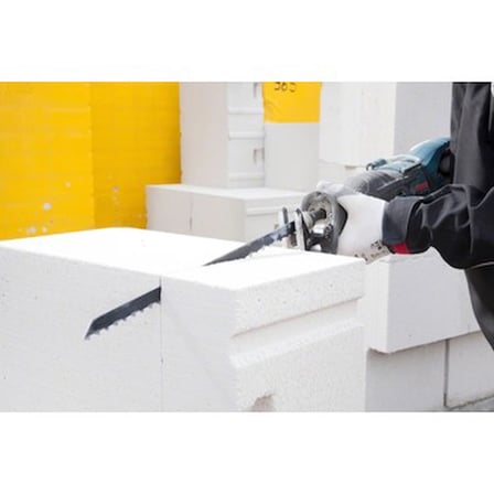 Ytong ve Tuğla Kesimi İçin Tilki Kuyruğu Testere Ucu, 240 mm ile Etkili