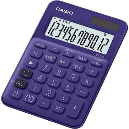 Casio MS-20UC-PL Mor Masaüstü Hesap